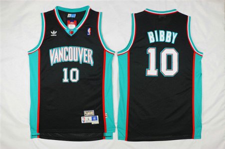 Maillot De Basket Memphis Grizzlies Mike Bibby 10 Engrener Retro Noir